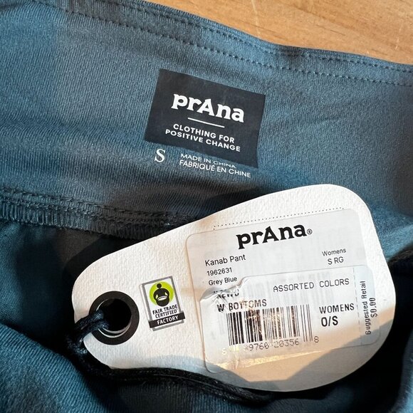 ***SOLD***prAna KANAB Womens Stretch Knit Waistband Organic Cotton Pant SMALL - Picture 7 of 12